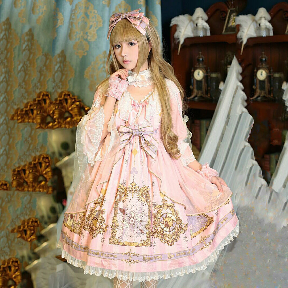 Lolita Dress, Kawaii Dress, Pink Dress, Lolita Outfit