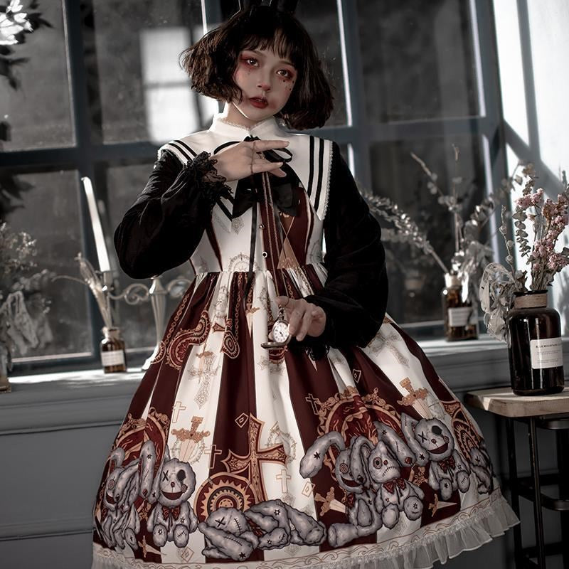 Alicegarden Broken Heart Bunny Doll Gothic Lolita Dress – alicegardens