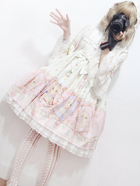 Japanese Style Court Kawaii Lolita Dress AGD017