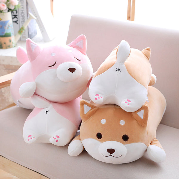 Shiba Inu Dog Plush Pillow Akita Stuffed Animals Doll Toy AGT001