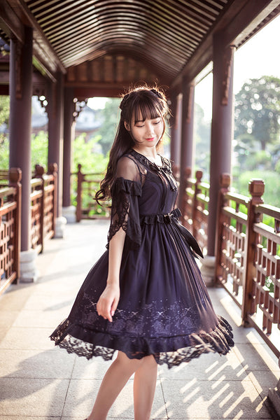 Sweet Gothic Lolita Girl Casual Dress AGD003