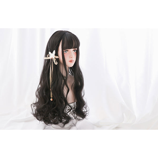 Japanese Style Harajuku Matte Lolita Long Curly Wig AG072