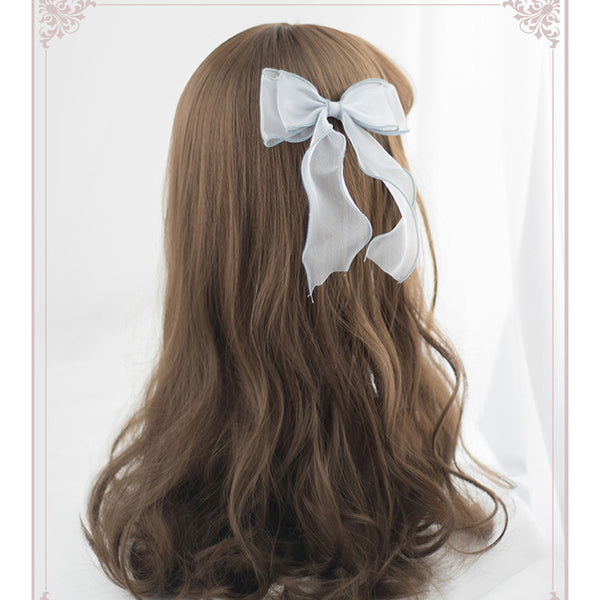 Japanese Style Harajuku Thin Bangs Lolita Long Curly Wig AG053
