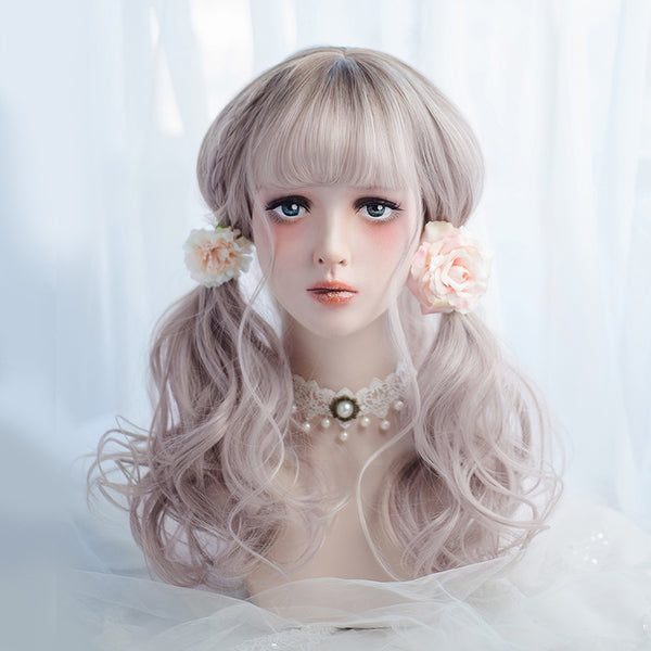 Gothic Lolita Gradient Long Curly Hair Wig AG016