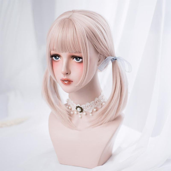 16" Long Straight Hime Pricess Casual Wig AG033