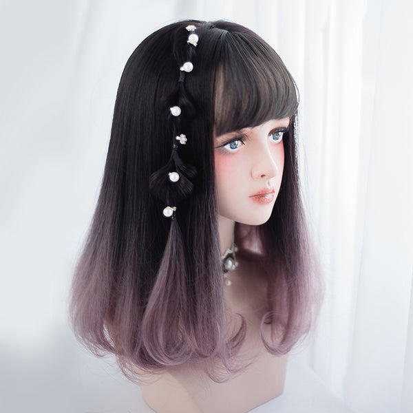 Long Curly Gradient Wig AG042