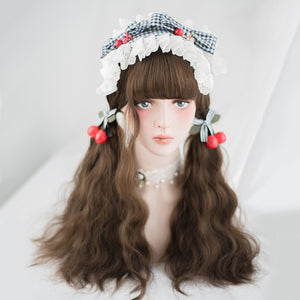 Japanese Style Daily Harajuku Lolita Long Curly Wig AG055