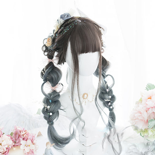 Gothic Long Curly Gradient Sweet Lolita Casual Wig AG075