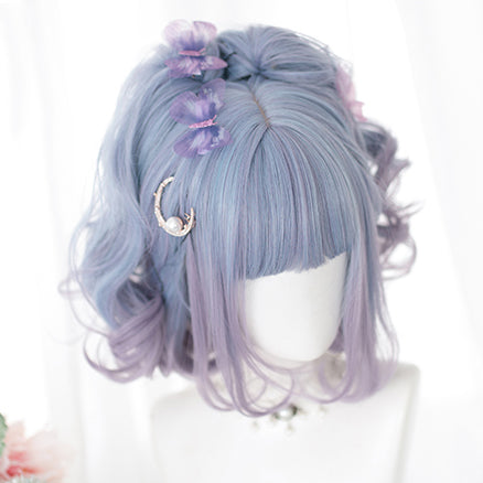 Blueberry Harajuku Short Wave Lolita Cosplay Wig AG084