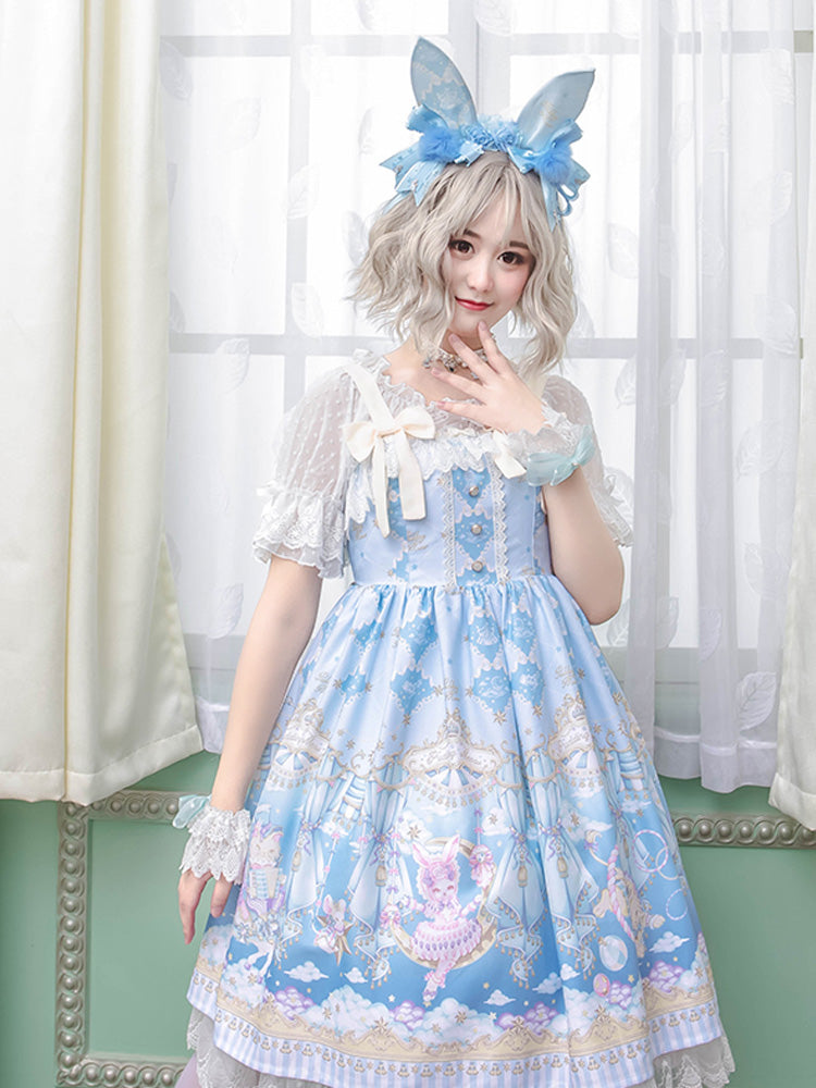 Sweet Girl Lolita Princess Bubble Dress AGD007
