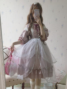 Sweet Girl Lolita Lace Princess Dress AGD009
