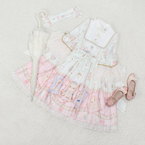 Japanese Style Court Fancy Sweet Lolita Dress AGD016