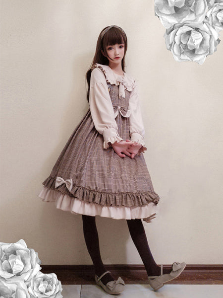 Japanese Style Winter Kawaii Lolita Dress AGD018