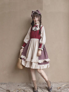 Winter Sweet Lolita Dress Daily Outfit AGD019
