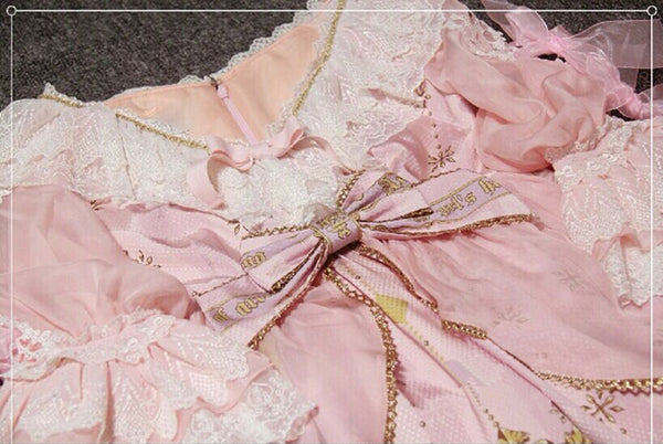 Japanese Style Kawaii Lolita Pink Dress AGD022