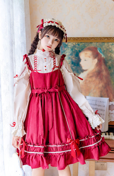 Vintage Sweet Lolita Winter Dress AGD024