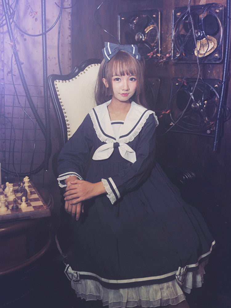 Sailor Dress Japanese Anime Lolita Sailor Suit AGD037