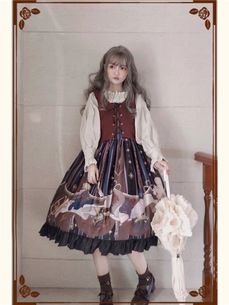 Jumper Skirt Lolita Dress Gothic Clothing AGD084
