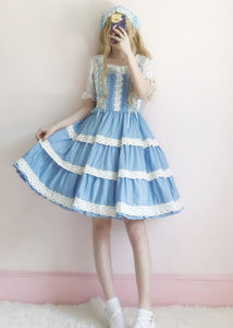 Gothic Lace Lolita Witch Dress AGD093
