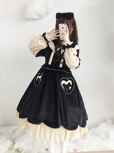 French Apron Maid Fancy Dress Lolita Girls Cosplay AGD097