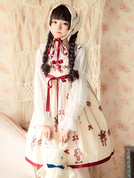 Jumper Skirt Lolita Dress Gothic Clothing AGD106