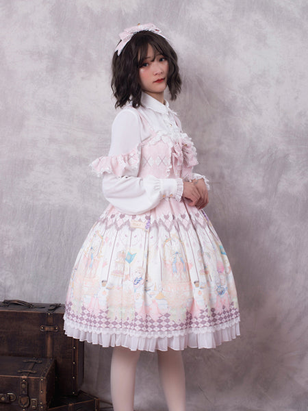 Lolita Dress Costume Gothic Victorian Maid Outfit AGD118