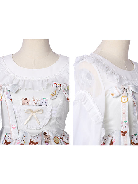 Sweet Lolita Dress Princess Lace Court Skirts AGD121