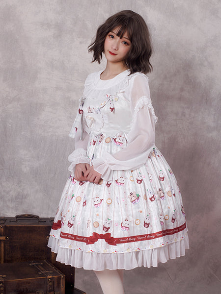 Sweet Lolita Dress Princess Lace Court Skirts AGD121