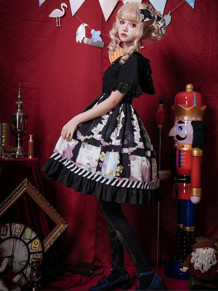 Gothic Dress Princess Cotton Lolita Dress AGD148