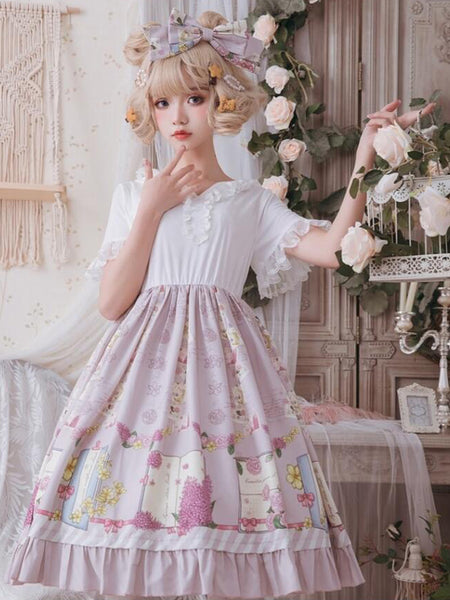 Gothic Dress Princess Cotton Lolita Dress AGD148