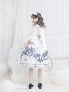 Printing Lolita Dress Sleeveless Sweet Dresses AGD152