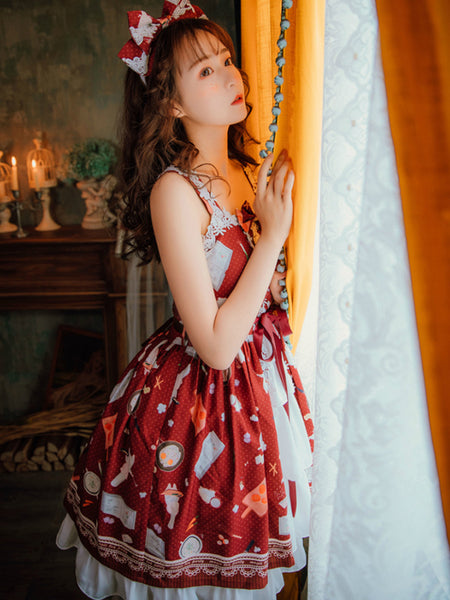 Gothic Dress Princess Cotton Lolita Dress AGD154
