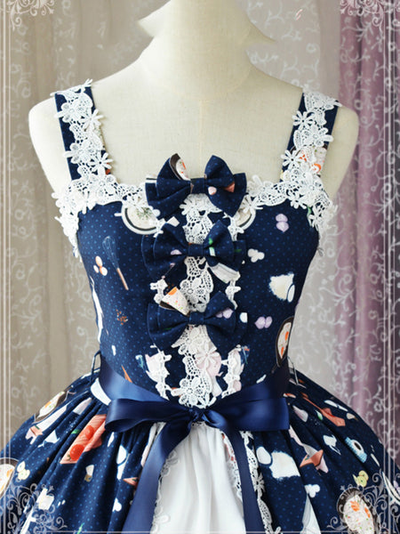 Gothic Dress Princess Cotton Lolita Dress AGD154