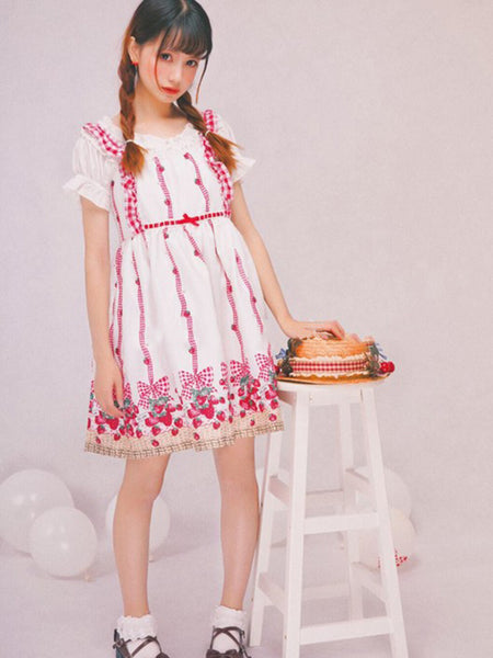 Pink Classic Gothic Dress Princess Lolita Dress AGD174