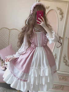 Sweet Girl Lolita Lace Princess Dress AGD186