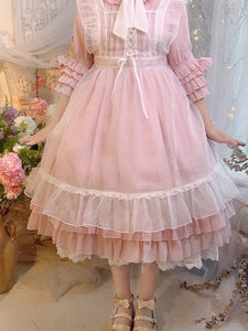 Chiffon Layer Classic Gothic Dress Princess Lolita Dress AGD192