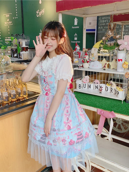 JSK Cute Girl Gauze Lolita Dress Princess Dress AGD231