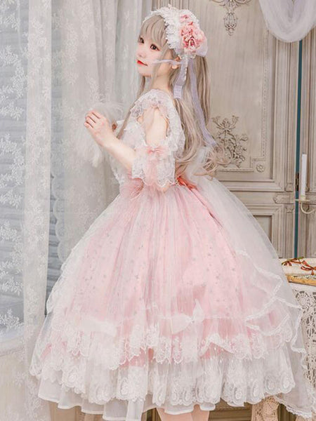 Original Lolita Dress Girls JSK Gothic Princess Dress AGD249
