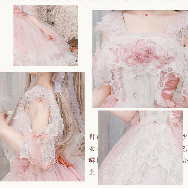 Original Lolita Dress Girls JSK Gothic Princess Dress AGD249