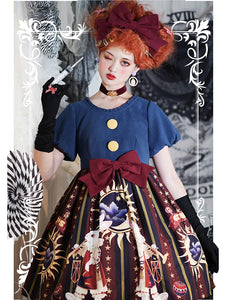 Rabbit Circus Lolita Dress Original Halloween Full Set Of Dress AGD253
