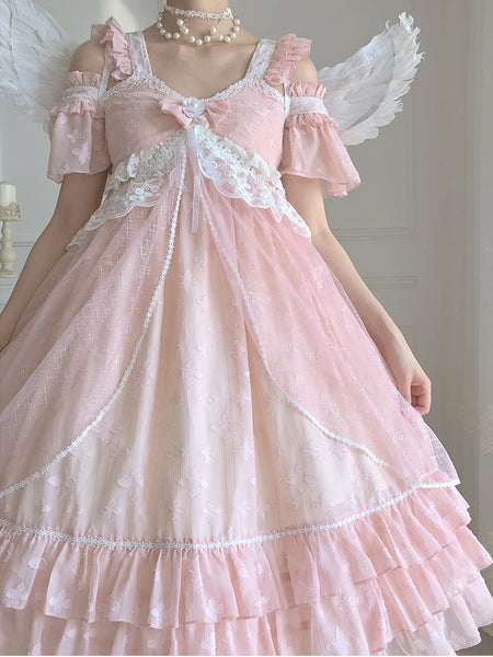 Original Lolita Dress Pure Color JSK Princess Dress AGD259