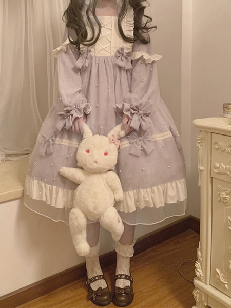 Sweet Girl Lolita Lace Princess Dress AGD261