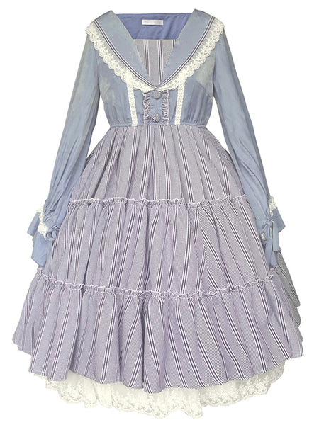 Original Gothic Princess Tiered Skirt Lolita Dress AGD269