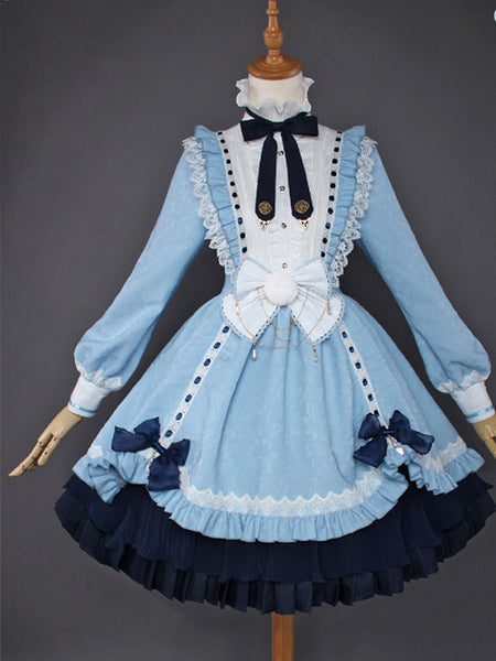 Touken Ranbu Online Lolita Dress Gothic Princess Cotton Dress AGD271