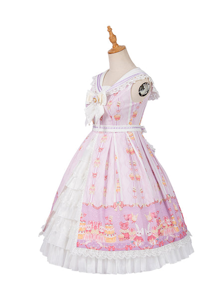 Original Gothic Dress Sleeveless Princess Lolita Dress AGD278