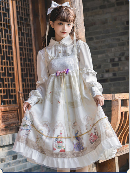 China Chic Gothic Princess Cotton Lolita Dress AGD281