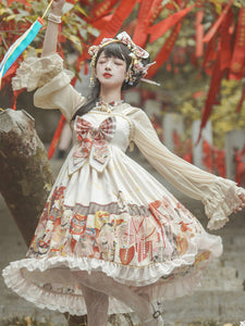 Lolita Original China Chic Gothic Princess Cotton Dress AGD291