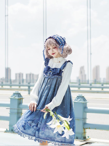 Original Vast Sea JSK Gothic Lolita Dress AGD294