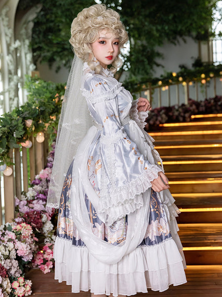 Original Lolita FS Gothic Princess Cotton Dress AGD306