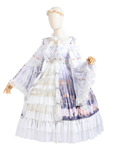 Original Lolita FS Gothic Princess Cotton Dress AGD306
